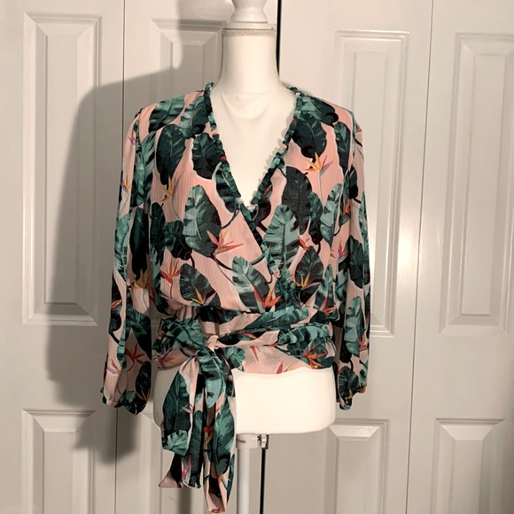 eva mendes for New York & Company Tops - Wrap blouse by Eva Mendes/ New York & Company